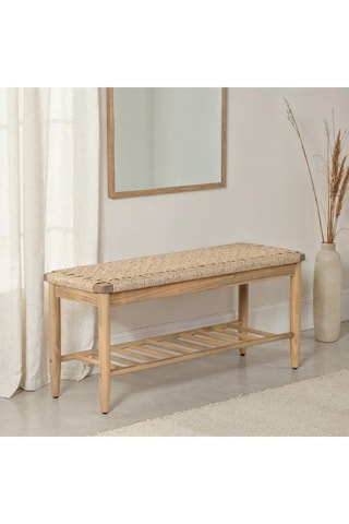 Banc Hiva - Naturel - 101 x 36 x 45,5 cm