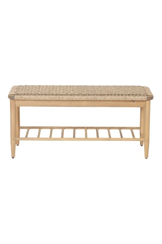 Banc Hiva - Naturel - 101 x 36 x 45,5 cm