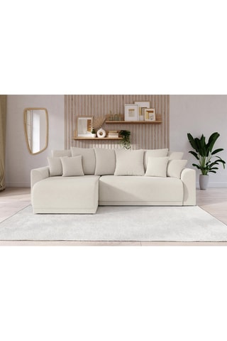 Canapé d'angle réversible convertible Nova - 
Beige
