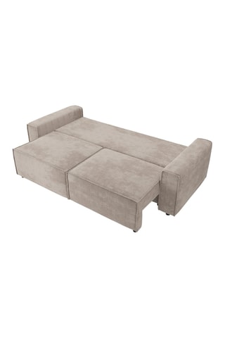 Canapé droit Mira convertible - Grège