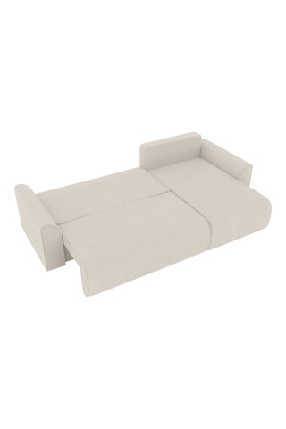 Canapé d'angle droit convertible Capucins - Beige