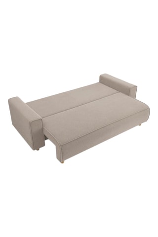 Canapé convertible Chartrons - Grège - 3 places - En velours côtelé