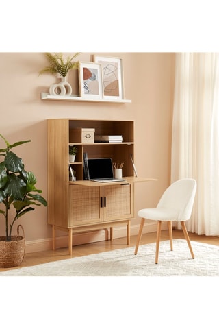 Secrétaire 3 portes Amana - Naturel