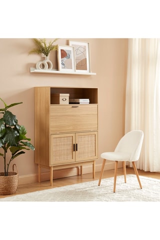 Secrétaire 3 portes Amana - Naturel