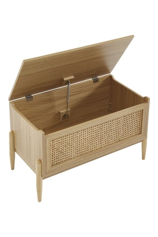 Coffre de rangement en rotin 1 tiroir Pablo - 74 x 47,5 x 40 cm