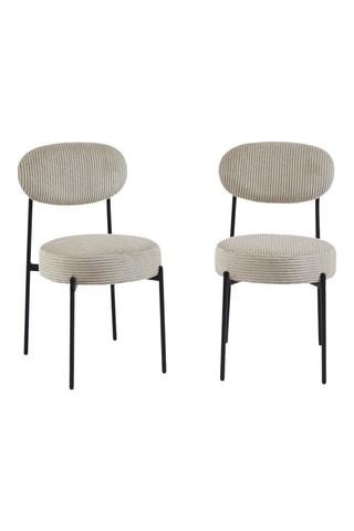 2 chaises Teina - 55 x 85,5 x 48 cm