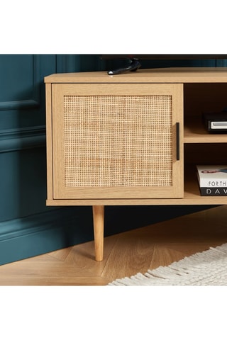 Meuble TV d'angle 2 portes Amana - 115 x 55 x 55 cm