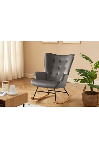 Fauteuil à bascule Suzie - Gris