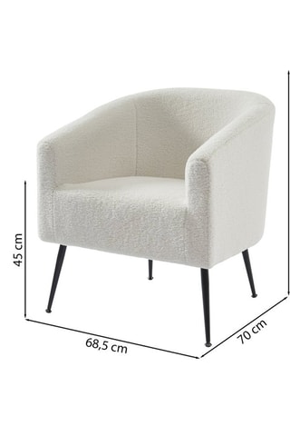 Fauteuil Tommy - Blanc