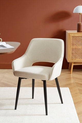 2 fauteuils Unni - Beige - En polyester