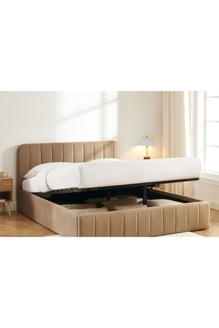 Lit-coffre avec sommier Simi - Couchage 160 x 190 cm