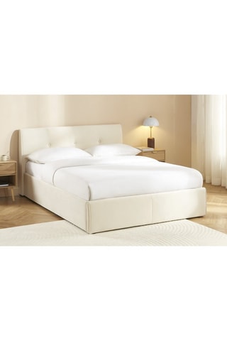 Lit-coffre avec sommier en bois Seguro - Couchage 140 x 190 cm