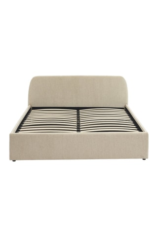 Lit-coffre avec sommier en bois Gela - Couchage 160 x 190 cm