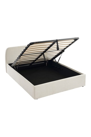 Lit-coffre avec sommier en bois Gela - Couchage 140 x 190 cm