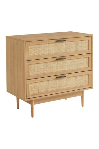 Commode 3 tiroirs Amana - 80 x 75 x 39,5 cm