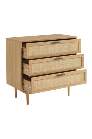 Commode 3 tiroirs Amana - 80 x 75 x 39,5 cm