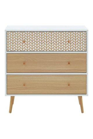 Commode 3 tiroirs Capucine - 78 x 80 x 40 cm