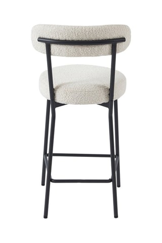 2 chaises de bar Noa - Blanc