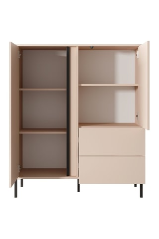 Buffet 2 portes Hulda - 103,3 x 123,4 x 39,5 cm