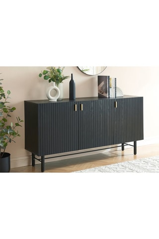 Buffet 3 portes Calista - Noir