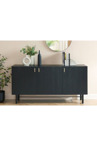 Buffet 3 portes Calista - Noir