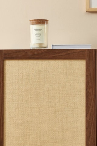 Buffet 3 portes en bois d'hévéa  Haria - 140 x 80 x 41 cm