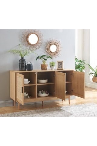 Buffet 3 portes Amana - 130 x 75 x 39,5 cm