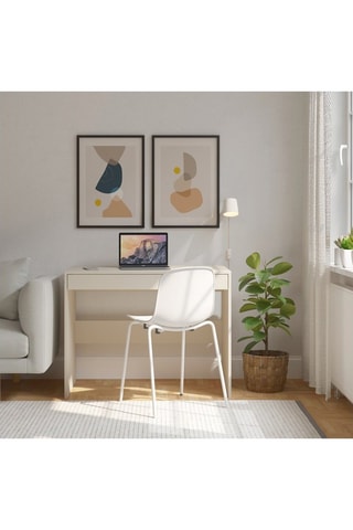 Bureau 1 tiroir Inga - 100 x 76 x 50 cm 