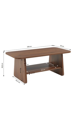 Table basse Lango - 100 x 40,5 x 50 cm