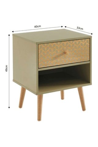Table de chevet 1 tiroir Capucine - 40 x 49 x 33 cm