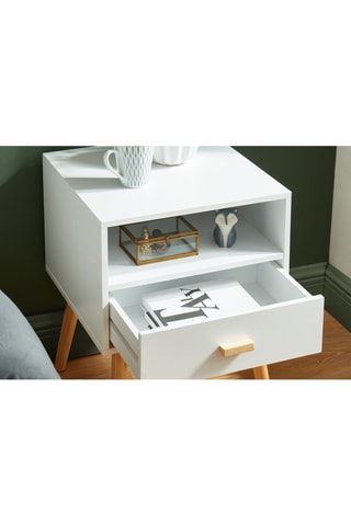 Table de chevet 1 tiroir Ulos - 40 x 50 x 39,5 cm