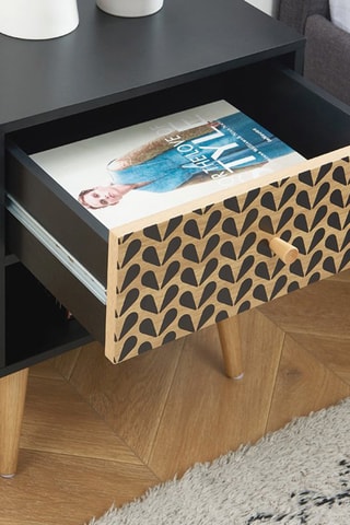 Table de chevet 1 tiroir Capucine - 40 x 49 x 33 cm