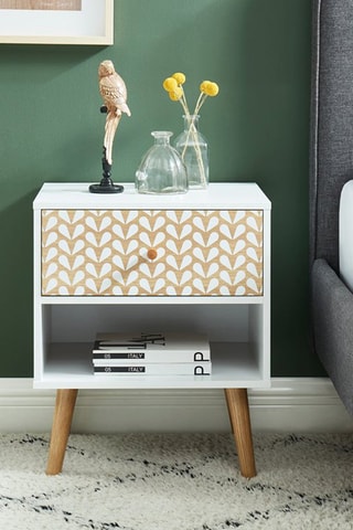 Table de chevet 1 tiroir Capucine - 40 x 49 x 33 cm