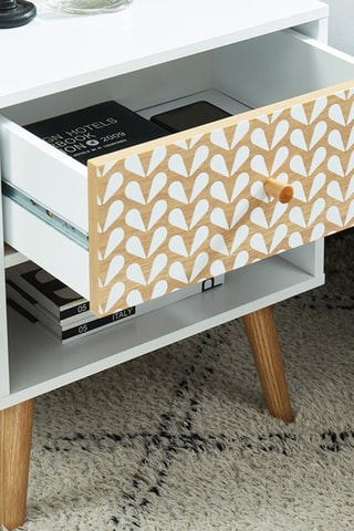 Table de chevet 1 tiroir Capucine - 40 x 49 x 33 cm