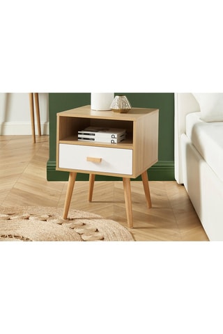 Table de chevet 1 tiroir Ulos - 40 x 50 x 39,5 cm