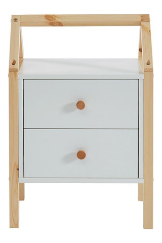 Table de chevet enfant 2 tiroirs Tiny - 46 x 67 x 30 cm