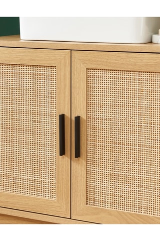 Meuble sous lavabo 2 portes Amana - Imitation bois