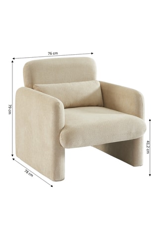 Fauteuil Oma - Beige