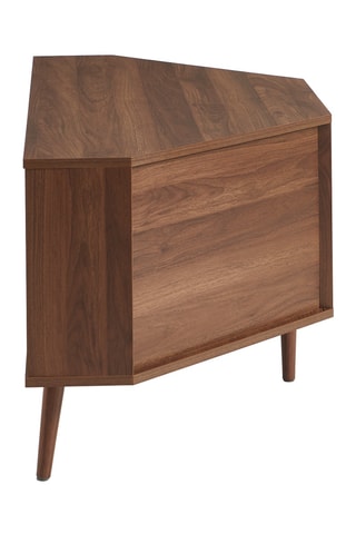 Meuble TV d'angle 2 portes Lyna - 115 x 51 x 33 cm