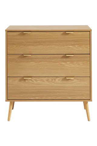 Commode 3 tiroirs Jeanne - 85 x 80 x 39,5 cm