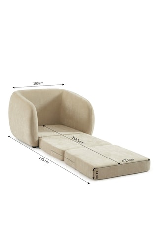 Fauteuil Paz - Beige