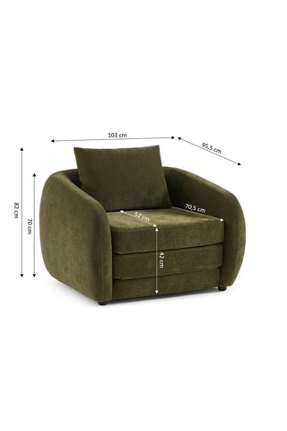 Fauteuil Paz - Vert