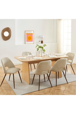 Table à manger Lango - 180 x 90 x 75,5 cm
