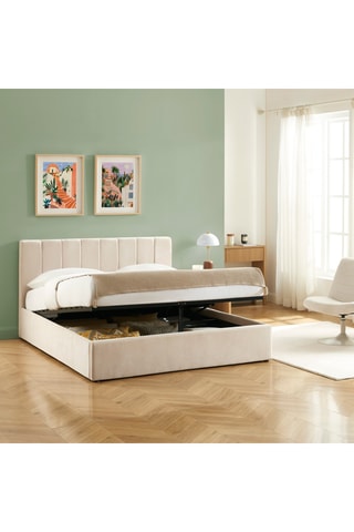 Lit-coffre avec sommier Dario - Couchage 160 x 200 cm