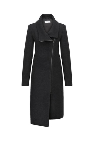 Sobretudo de lã Antracite