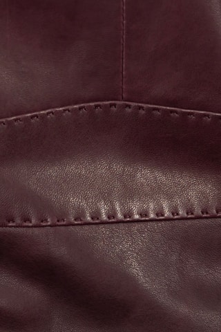 Casaco de couro de cordeiro - Bordô