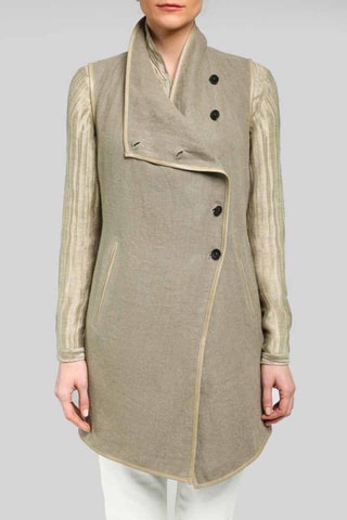 Casaco de lã - Bege