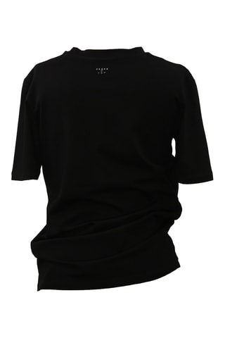 T-shirt de lã - Preto