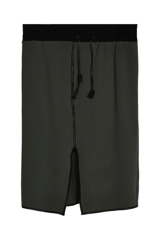 Saia de lã - Caqui e preto