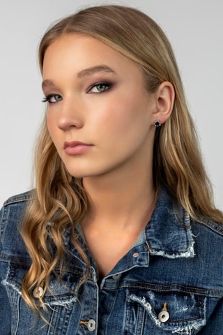 Oorbellen - Zwart en Zilverkleurig